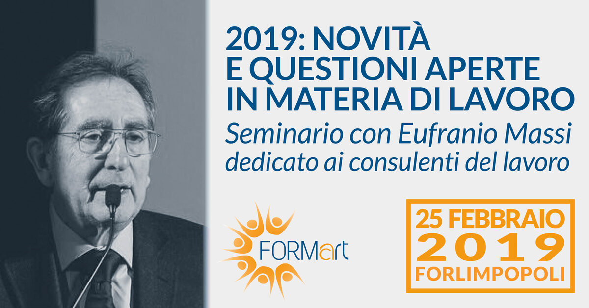 Seminario Eufranio Massi Forlimpopoli 2019